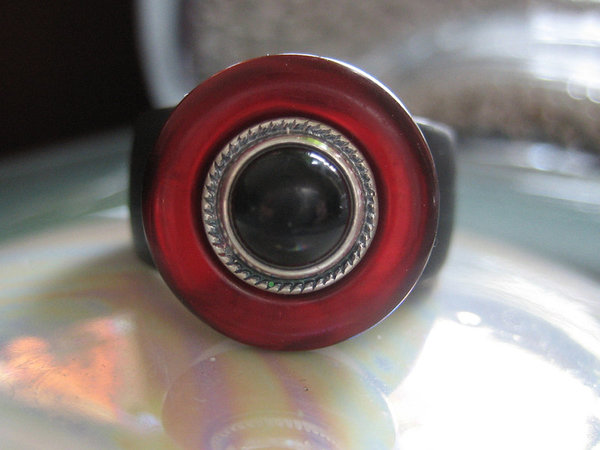 Scheibe - Rot edel 15mm